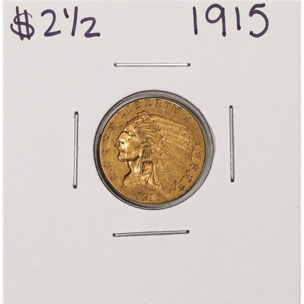 1915 $2 1/2 Indian Head Quarter Eagle Gold Coin