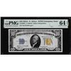 1934A $10 North Africa WWII Silver Certificate STAR Note PMG Ch. Uncirculated 64EPQ