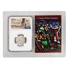 Image 1 : Armenia 1198-1219 AD Levon I AR Tram Crusades Ancient Coin NGC AU Story Box