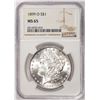 Image 1 : 1899-O $1 Morgan Silver Dollar Coin NGC MS65