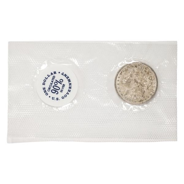 1882-O $1 Morgan Silver Dollar Coin in GSA Soft Pack