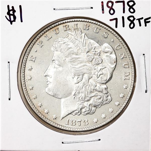 1878 7/8TF $1 Morgan Silver Dollar Coin