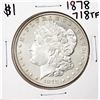 Image 1 : 1878 7/8TF $1 Morgan Silver Dollar Coin
