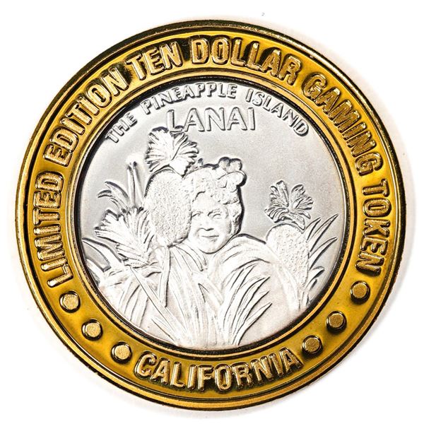 .999 Silver Sam Boyd's California Hotel $10 Casino Limited Edition Gaming Token