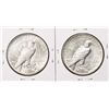 Image 2 : Lot of (2) 1934-D $1 Peace Silver Dollar Coins