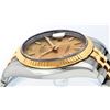 Image 5 : Rolex Men's Two Tone Champagne Index Datejust Wristwatch
