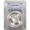 Image 1 : 1923 $1 Peace Silver Dollar Coin PCGS MS63