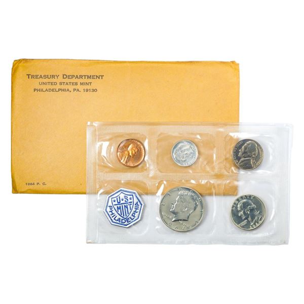 1964 (5) Coin Proof Set in Envelope