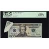 Image 1 : 2004 $20 Federal Reserve Note Gutter Fold & Cutting Error PCGS Gem New 66PPQ