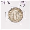 Image 1 : 1917-D Type 2 Standing Liberty Quarter Coin