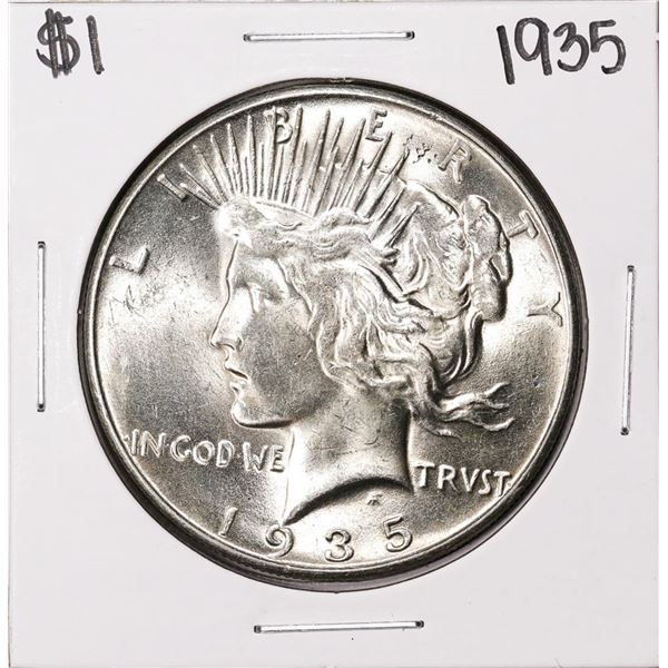 1935 $1 Peace Silver Dollar Coin