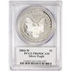 Image 2 : 2004-W $1 Proof American Silver Eagle Coin PCGS PR69DCAM Mercanti Signed