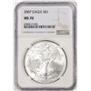 Image 1 : 2007 $1 American Silver Eagle Coin NGC MS70