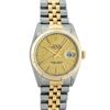 Image 2 : Rolex Men's Two Tone Champagne Jubilee Datejust Wristwatch