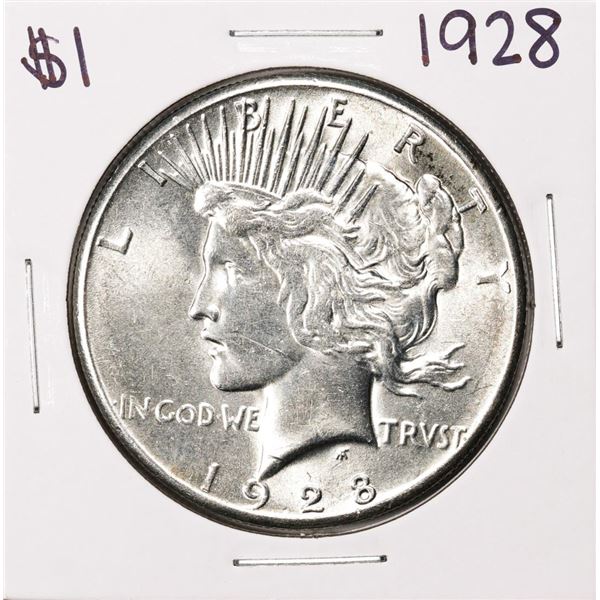 1928 $1 Peace Silver Dollar Coin