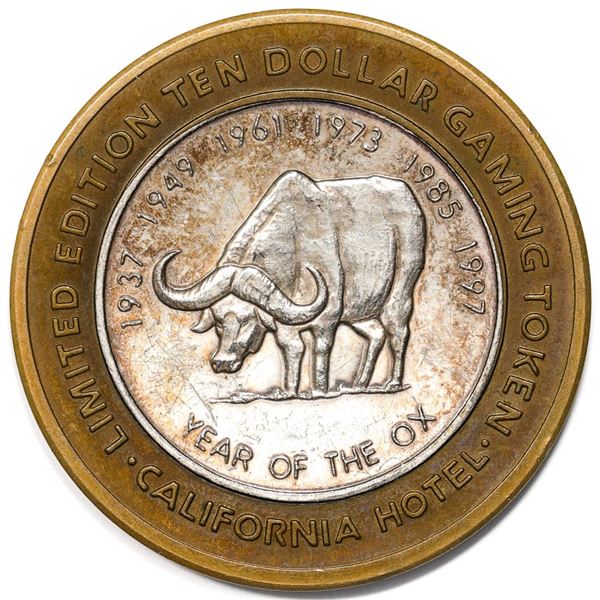 .999 Silver Sam Boyd's California Hotel $10 Casino Limited Edition Gaming Token