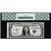 Image 2 : 1935E $1 Silver Certificate Note Misaligned Back Print Error PCGS Very Fine 35PPQ