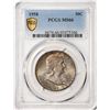 Image 1 : 1958 Franklin Half Dollar Coin PCGS MS66 Nice Toning