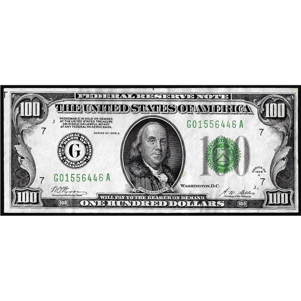 1928A $100 Federal Reserve Note Chicago