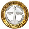Image 1 : .999 Fine Silver Stratosphere Las Vegas, Nevada $10 Limited Edition Gaming Token