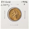 Image 1 : 1906-S $5 Liberty Head Half Eagle Gold Coin