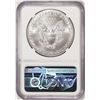 Image 2 : 2019(W) $1 American Silver Eagle Coin NGC MS70 FDOI Moy Signature West Point Mint