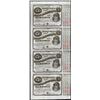 Image 1 : Uncut Sheet of (4) State of Louisiana Baby Bond Obsolete Notes