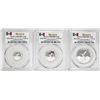 Image 1 : Lot of 2016-Mo Mexico Proof 1/20, 1/10 and 1/4 oz Silver Libertad Coins PCGS PR69DCAM