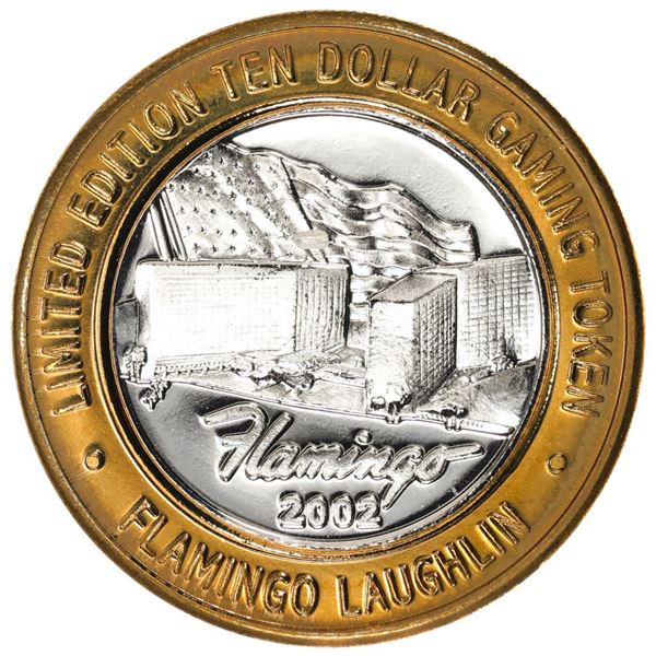 .999 Fine Silver Flamingo Laughlin, Nevada $10 Limited Edition Gaming Token
