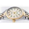 Image 8 : Rolex Men's Two Tone Silver Index Datejust Wristwatch