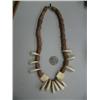 Image 3 : Bone and Handmade Pottery Bead Necklace (700)