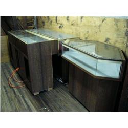 Lot of 10 store display cases (114)