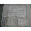 Image 1 : 3 piece Dresser set, hand done lace (priced at $65)  (74)