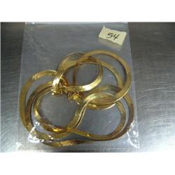 Pair of Gold Chains marked 925 made in Italy (74)