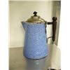 Image 1 : Blue and White Graniteware coffee pot ca.1870  $395 (74)