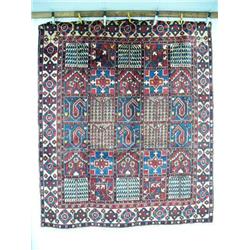 Persian carpet #40109- Made in Iran- Bakhtiyar, 7.7' x 6.4'- estimated retail value $2,996 (8888)