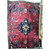 Image 1 : Persian carpet #40177- Made in Iran- Hamadan, 5.5' x 4'- estimated retail value $1,338 (8888)