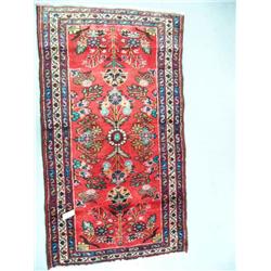 Persian carpet #40179- Made in Iran- Hamadan, 4' x 2.1'- estimated retail value $511 (8888)