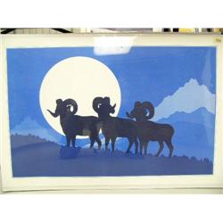 CHOICE on 3: A Keith Appel  247/450 Midnight Rams IS 20" x 32" (22)