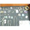 Image 5 : Display case of: earrings, necklaces, bracelets, etc. (114)