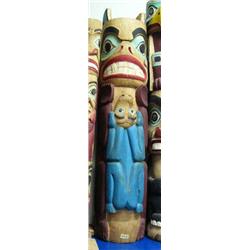 Alaska style totem- not Alaskan- approx. 32" tall (114)