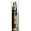 Image 1 : Lot of 4 Alaska style totems- not Alaskan- approx. 26" tall (114)