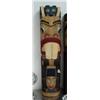 Image 1 : Alaska style totem- not Alaskan- approx. 23-1/2" tall (114)