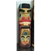 Image 1 : Alaska style totem- not Alaskan- approx. 21-3/4" tall (114)