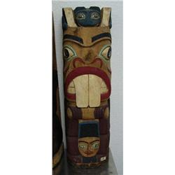 Alaska style totem- not Alaskan- approx. 24" tall (114)