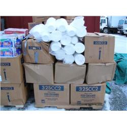 Pallet: approx. 11 cases of 2 quart styrofoam containers (8)