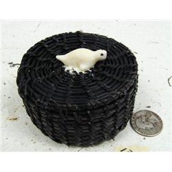 Baleen basket with seal finial