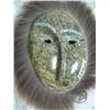 Image 2 : CHOICE on 4 Soapstone masks with fur trim by M. Scott
