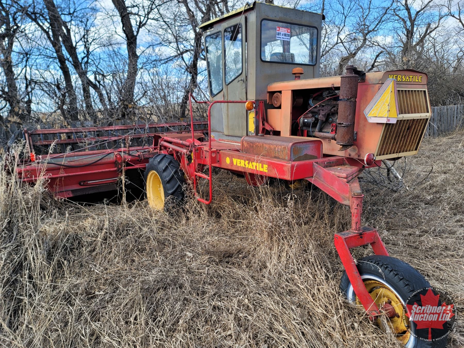 VERSATILE 400 Swather 20FT : Hydrostatic Drive : Ford 6 Cyl Engine (Not ...