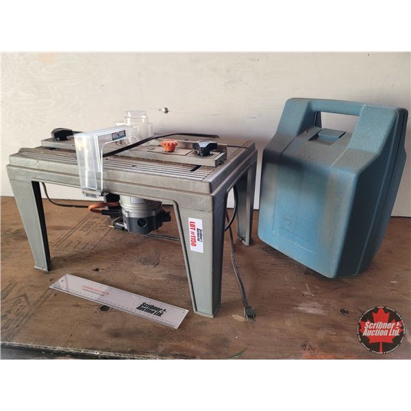Black & Decker Router on Router Table w/Case